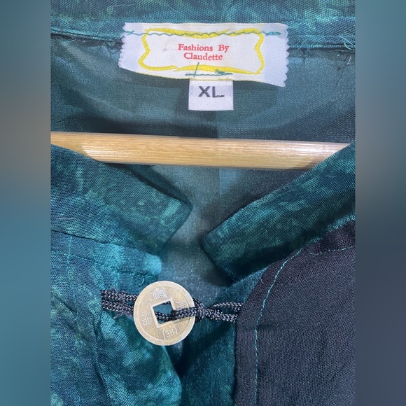 Fashions by Claudette Patchwork Button-Down Cardigan Jacket | Women’s XL - Picture 8 of 8